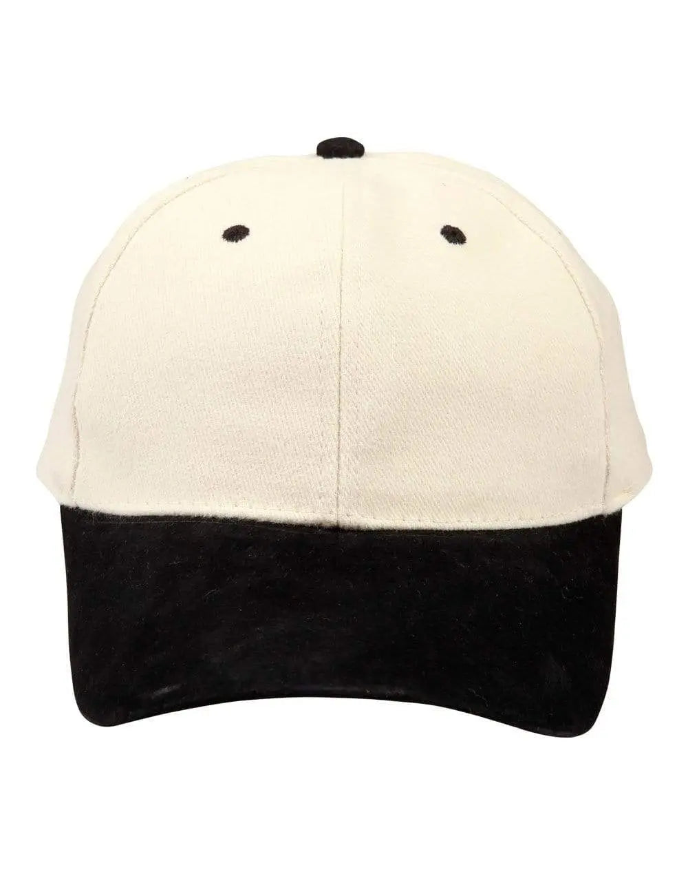 Suede Peak Cap Ch05 Active Wear Winning Spirit Natural/Black One size